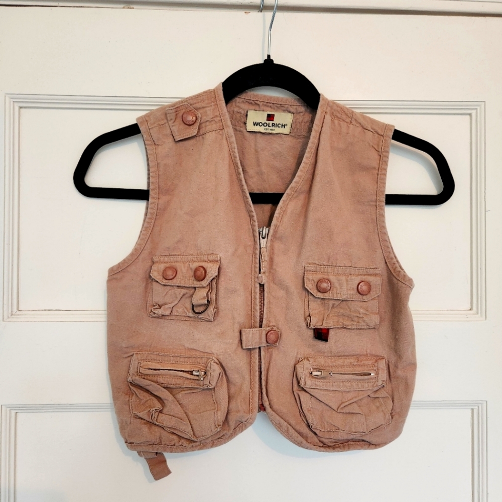 Vintage Woolrich Childrens Fisherman Vest About Size 5/6